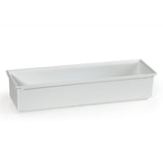 G.E.T. Enterprises CIH1 Cast Aluminum Food Pan, 1/2 Size Long, White - 5.5 qt.