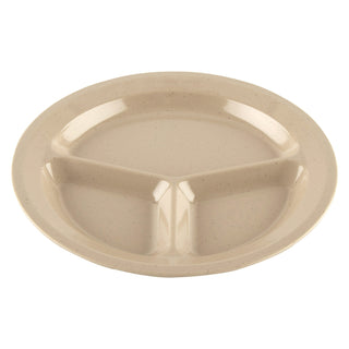 G.E.T. Enterprises CP-532 GET SuperMel Melamine Plate, 11" Diameter, 12/Case - Sandstone