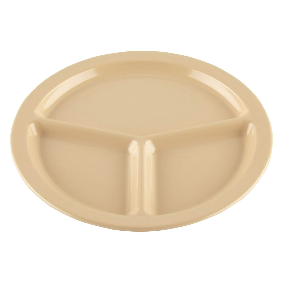 G.E.T. Enterprises CP-533-T GET SuperMel Melamine Plate, 10" Diameter, Beige, 12/Case - Default Title