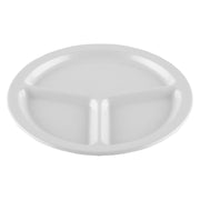 G.E.T. Enterprises CP-533-W GET SuperMel White Melamine Plate, 10" Diameter, 12/Case - Default Title