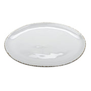 G.E.T. Enterprises CS-1511 GET French Mill Melamine Platter, 11" x 15", White, 6/Case - Urban Glazed Irregular
