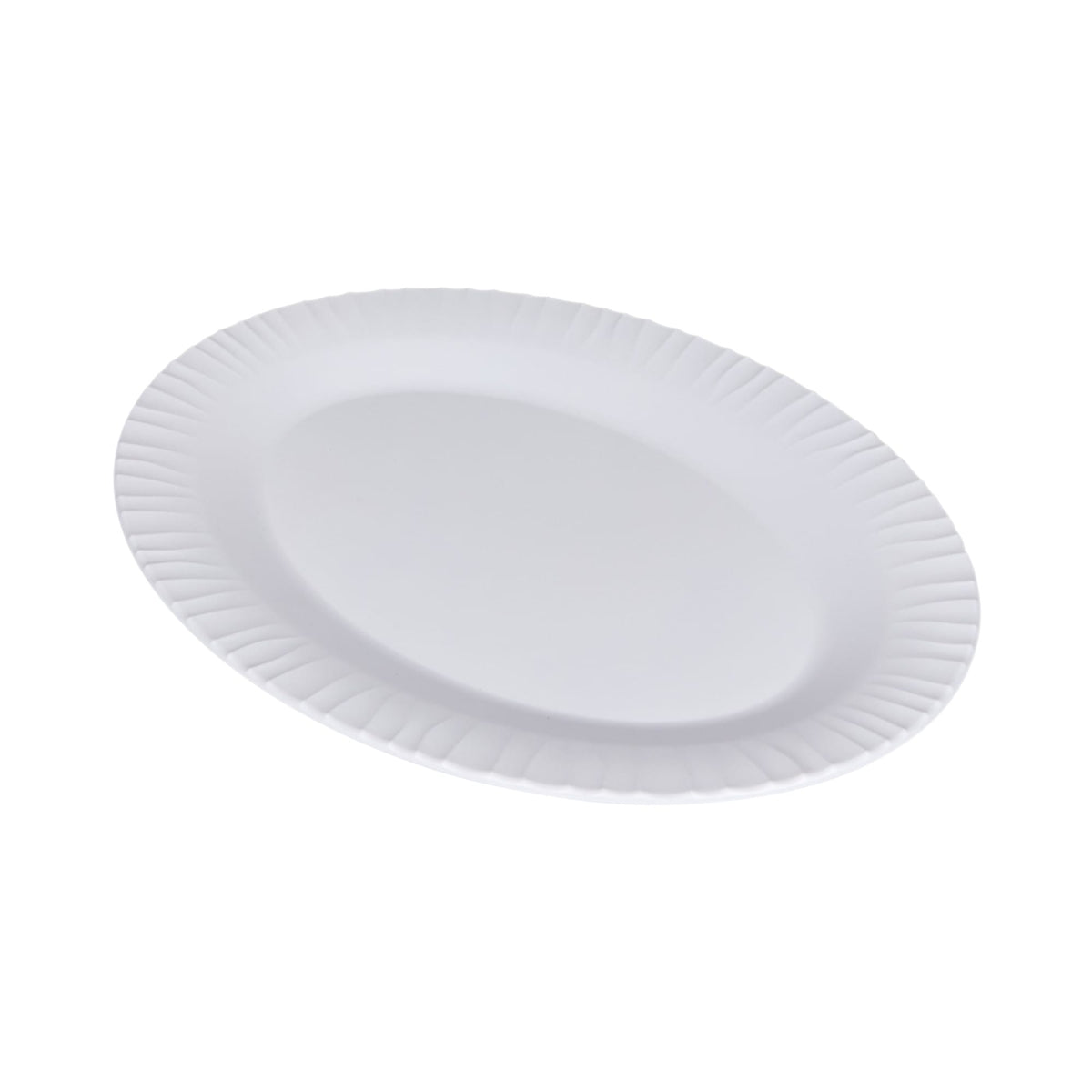 G.E.T. Enterprises GET Riva Maris Melamine Platter, White - 15"