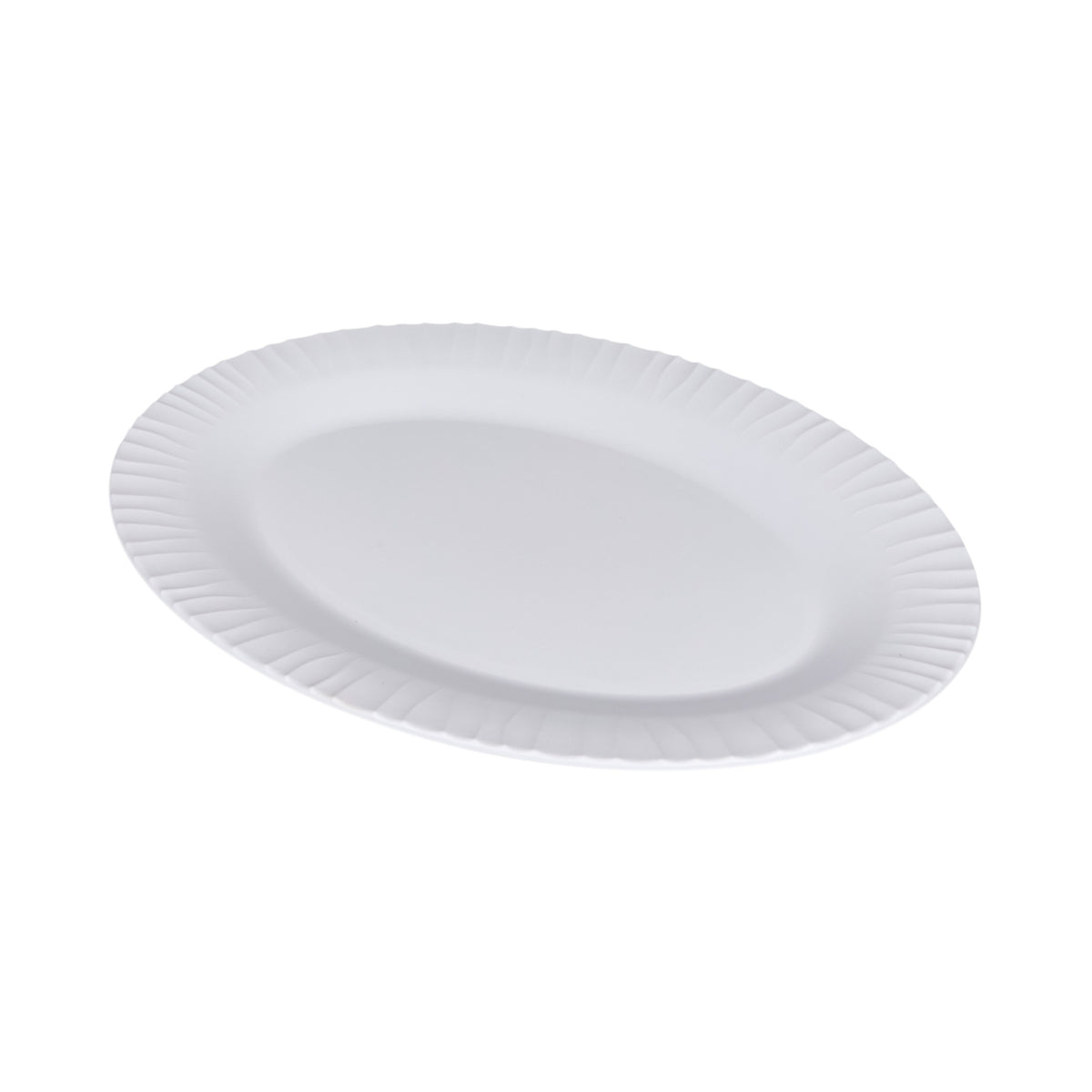 G.E.T. Enterprises GET Riva Maris Melamine Platter, White - 18"