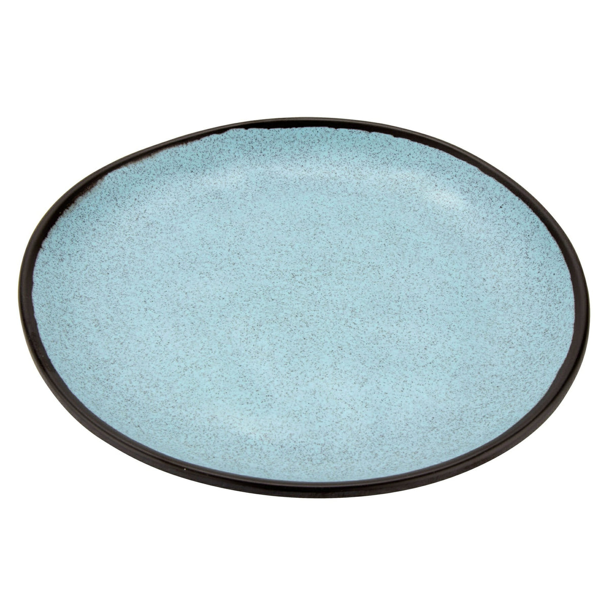 G.E.T. Enterprises CS-90 GET Pottery Market Matte Blue Melamine Plate, 9" Diameter, 12/Case - Blue