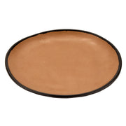 G.E.T. Enterprises CS-90 GET Pottery Market Matte Blue Melamine Plate, 9" Diameter, 12/Case - Brown