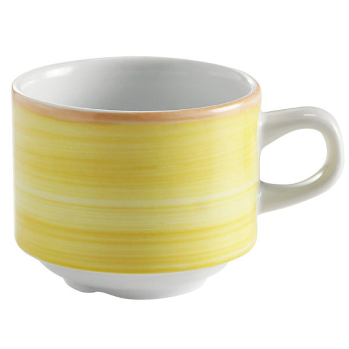 Corona by GET Enterprises Calypso Porcelain Tea Cup, 8.1 oz., 24/Case - Orange Yellow