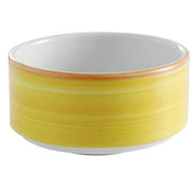 Corona by GET Enterprises Calypso Porcelain Soup Cup, 11 oz., 24/Case - Orange Yellow