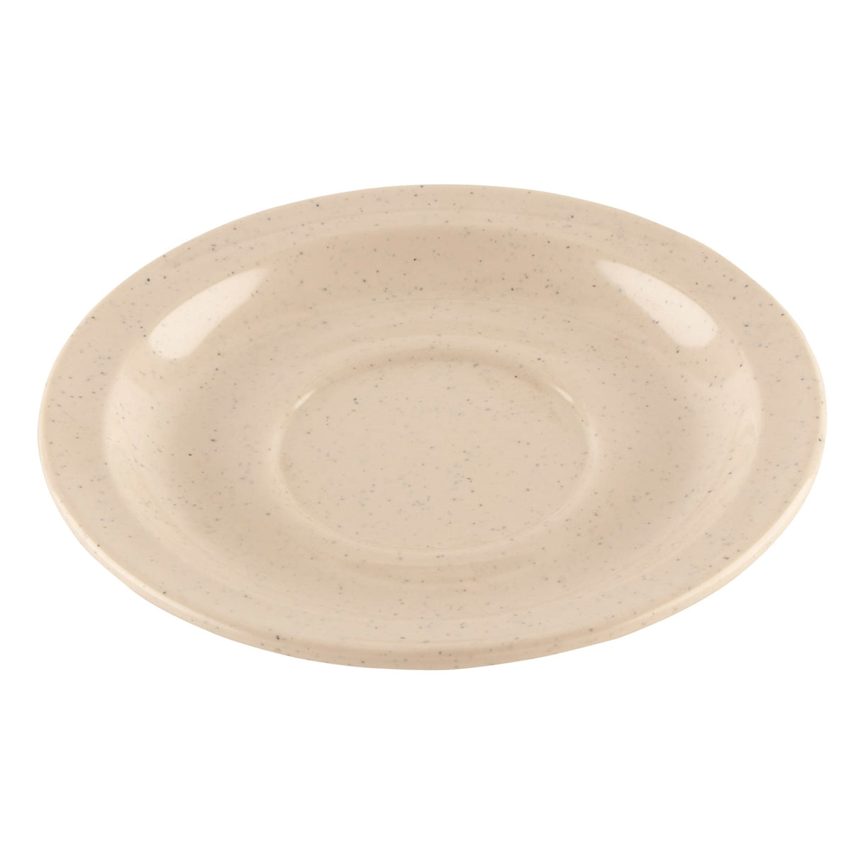 G.E.T. Enterprises DC-200 GET SuperMel Melamine Saucer, 5 3/4" Diameter, 48/Case - Ivory