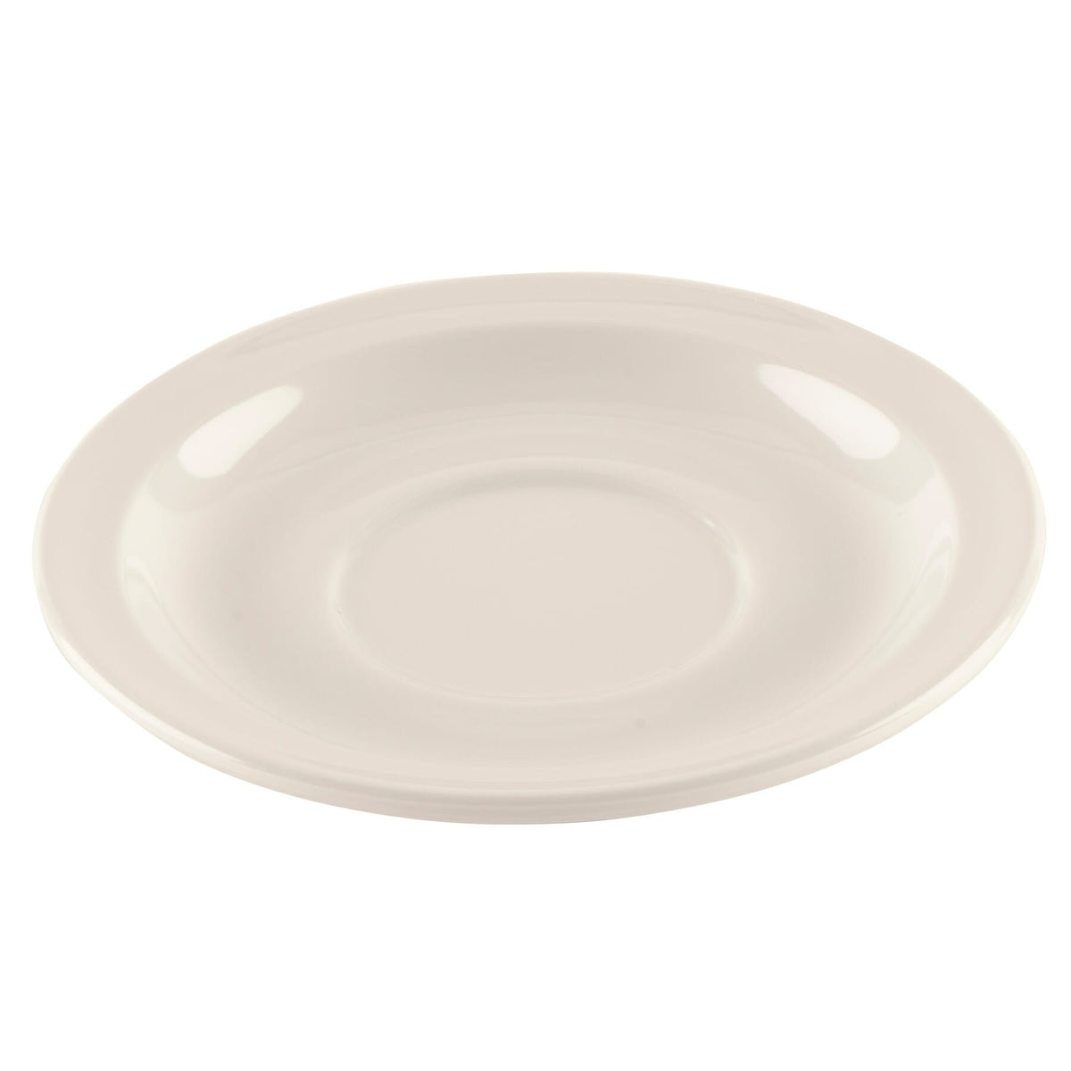 G.E.T. Enterprises DC-200 GET SuperMel Melamine Saucer, 5 3/4" Diameter, 48/Case - White