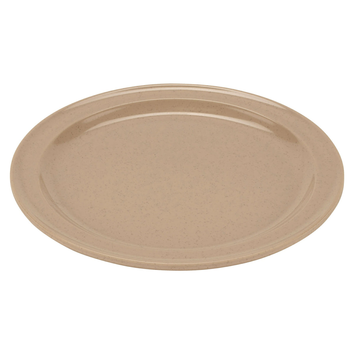 G.E.T. Enterprises DP-509 GET SuperMel Green Melamine Plate, 9" Diameter, 24/Case - Sandstone