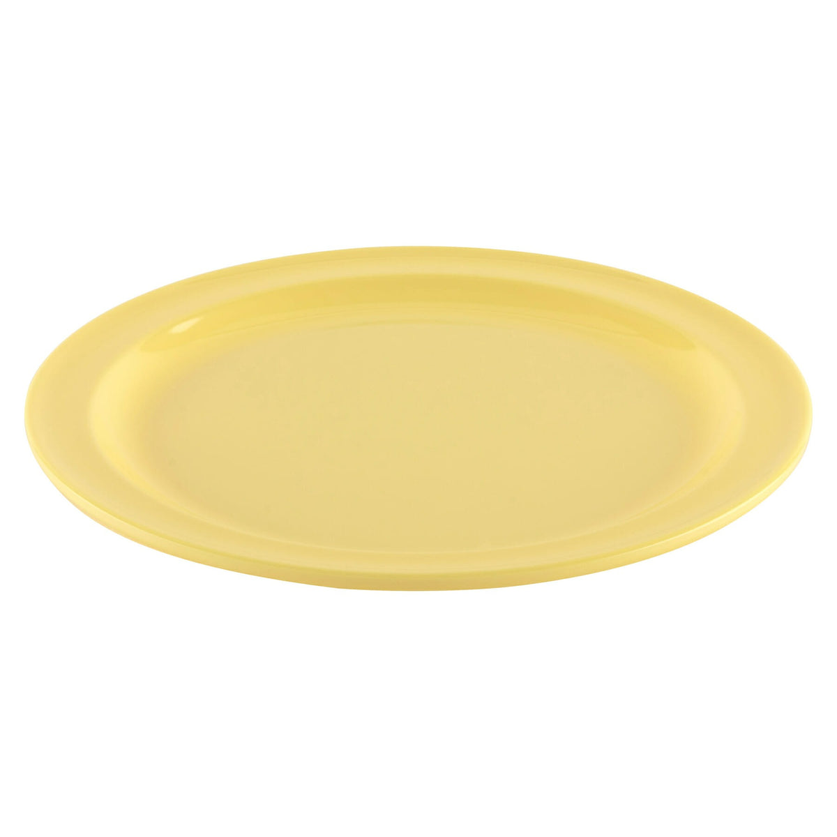 G.E.T. Enterprises DP-509 GET SuperMel Green Melamine Plate, 9" Diameter, 24/Case - Yellow