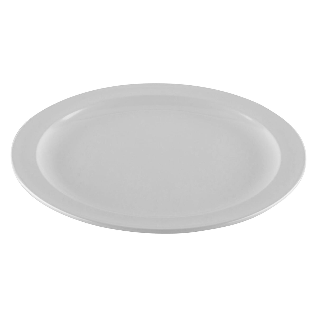 G.E.T. Enterprises DP-510 GET SuperMel Melamine Plate, 10 1/4" Diameter, 24/Case - G.E.T. White Melamine