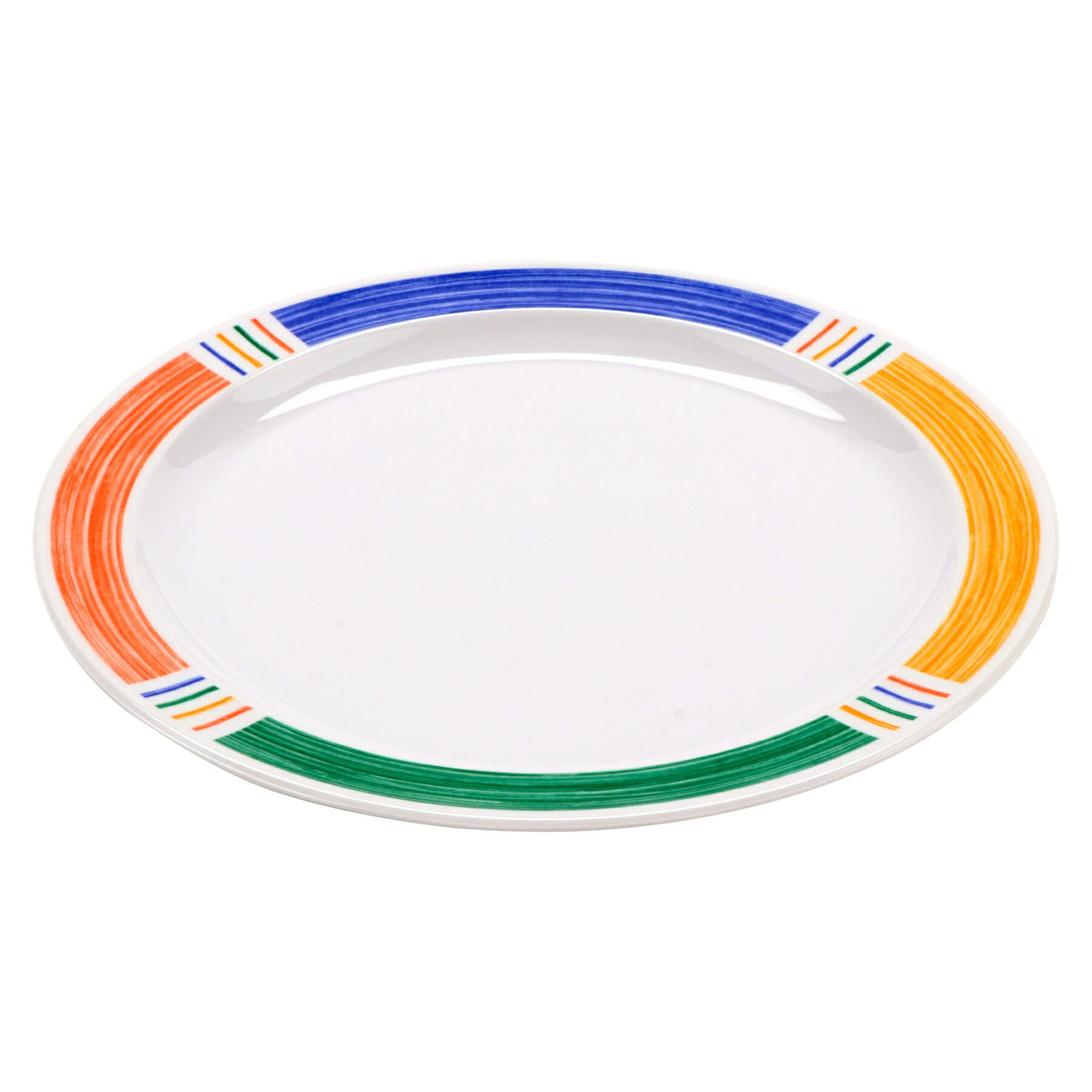 G.E.T. Enterprises DP-909 GET Diamond Barcelona Melamine Plate, 9" Diameter, 24/Case - White