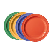 G.E.T. Enterprises DP-909 GET Diamond Barcelona Melamine Plate, 9" Diameter, 24/Case - Blue Green Orange Yellow