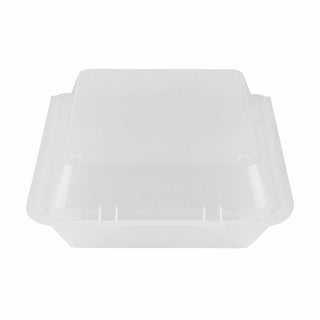 G.E.T. Enterprises EC-02-1-CL Polypropylene Container, 9" x 9", Clear, 12/Pack - Default Title