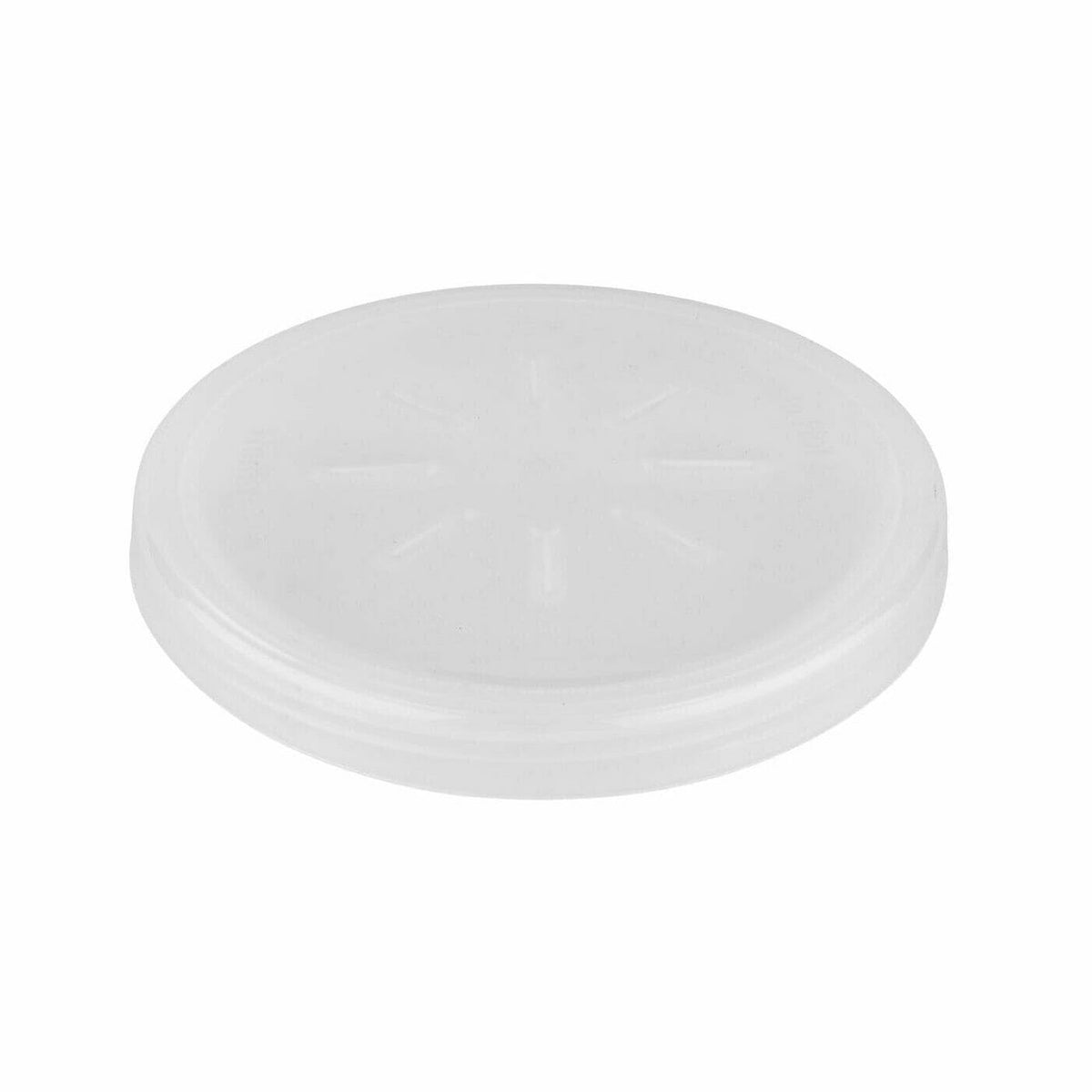 G.E.T. Enterprises EC-07-LID Polypropylene Lid, 4 1/4" Diameter, 12/Case - Clear