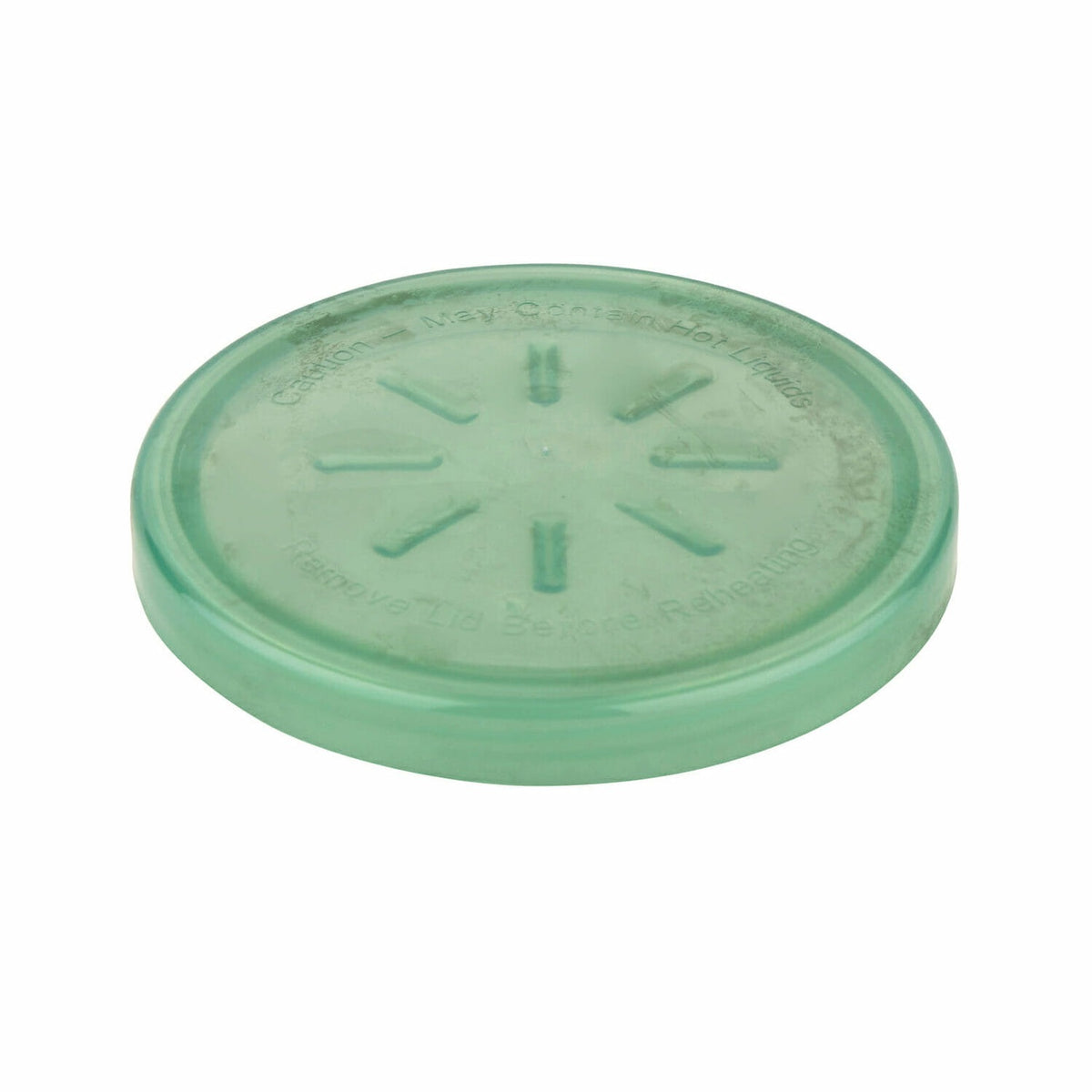 G.E.T. Enterprises EC-07-LID Polypropylene Lid, 4 1/4" Diameter, 12/Case - Green