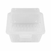 G.E.T. Enterprises Polypropylene Container - 4 3/4" x 4 3/4" x 3 1/4"