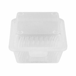 G.E.T. Enterprises Polypropylene Container - 4 3/4" x 4 3/4" x 3 1/4"