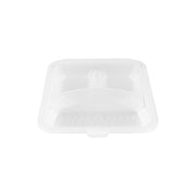 G.E.T. Enterprises EC-12-1 Polypropylene Container, 9" x 9", 12/Case - Clear