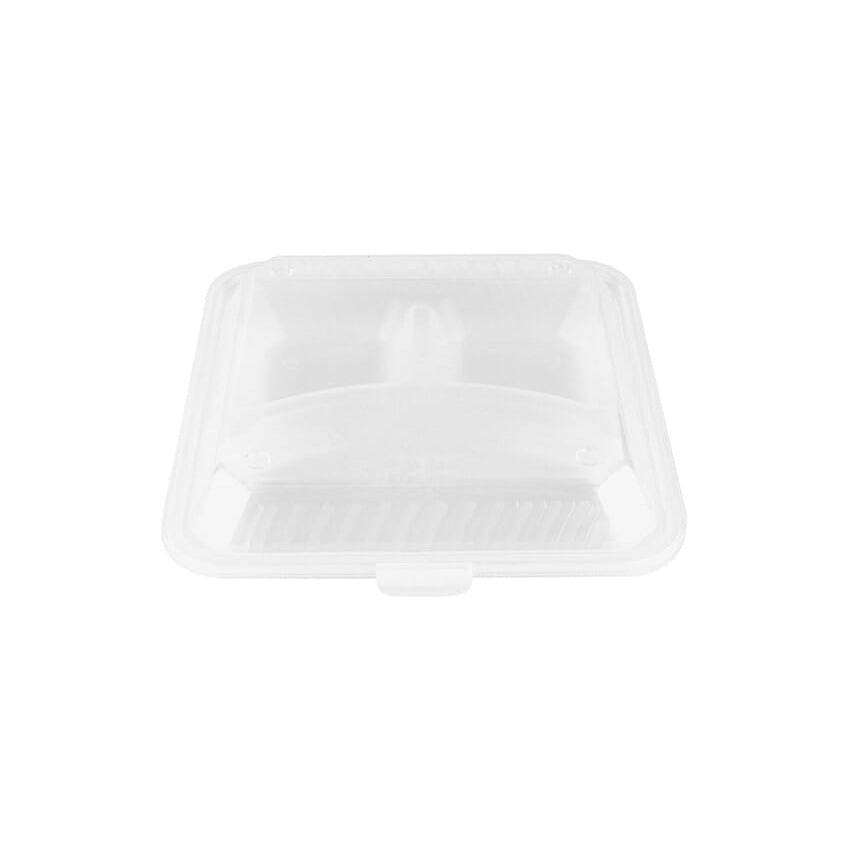 G.E.T. Enterprises EC-12-1 Polypropylene Container, 9" x 9", 12/Case - Clear