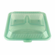 G.E.T. Enterprises EC-12-1 Polypropylene Container, 9" x 9", 12/Case - Green