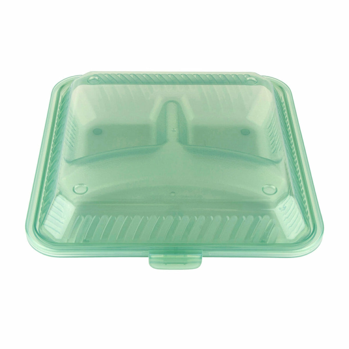 G.E.T. Enterprises EC-12-1 Polypropylene Container, 9" x 9", 12/Case - Green