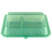 G.E.T. Enterprises EC-15-2 Polypropylene Container, 8" x 10", 12/Case - Green