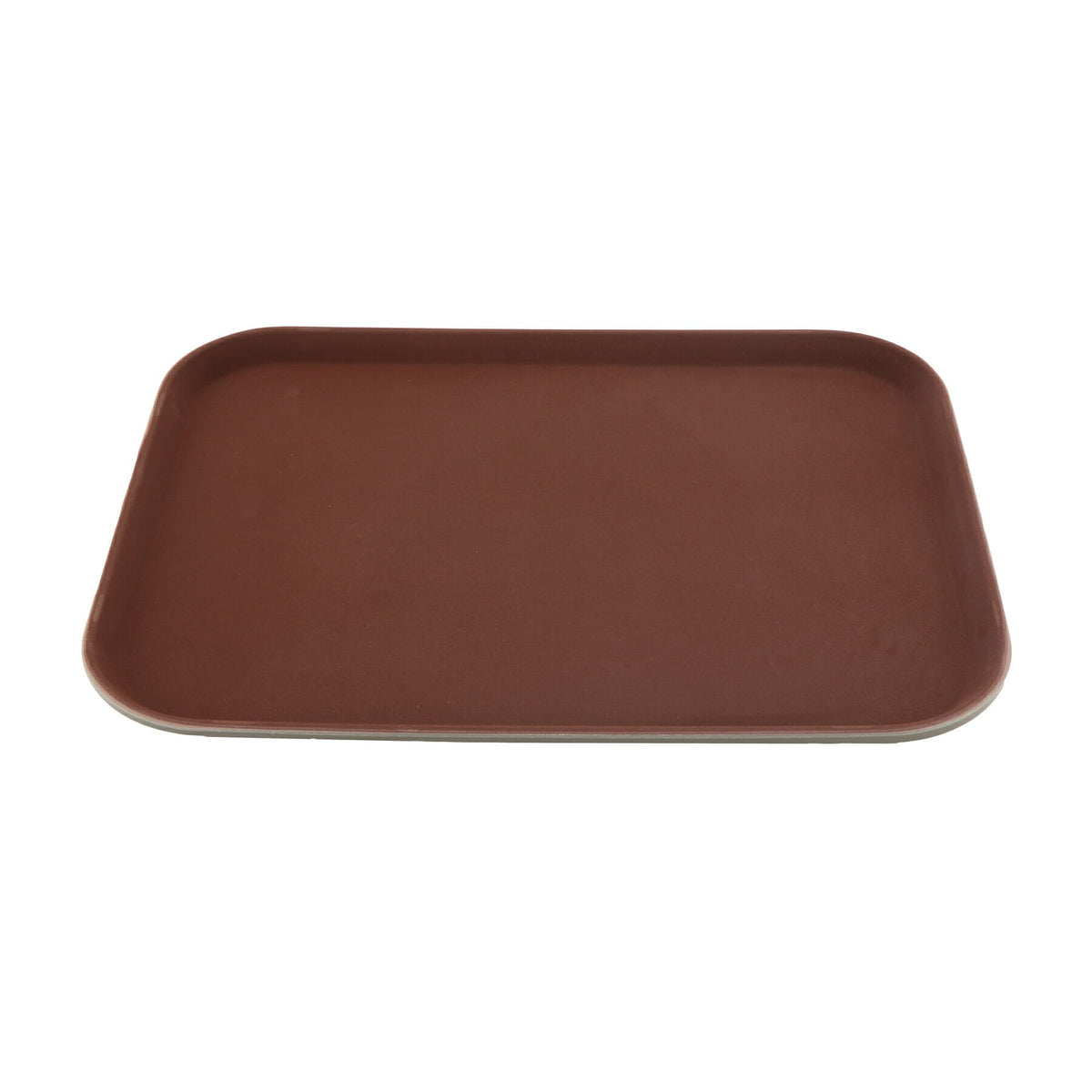 G.E.T. Enterprises FT-18 Polypropylene Fast Food Tray, 14" x 17 1/2", 12/Case - Brown