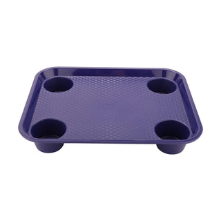 G.E.T. Enterprises FT-20 Polypropylene Food Tray, 14" x 17" - Blue