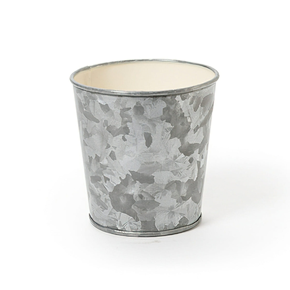 G.E.T. Enterprises GC-35-GG/IV Galvanized Metal Fry Cup, 14.5 oz., Silver - Default Title