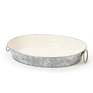 G.E.T. Enterprises GT-108-GG/IV Galvanized Steel Tray, 8" x 10", Silver - Default Title