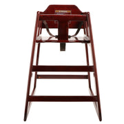 G.E.T. Enterprises HC-100-MOD-M-1 Wood High Chair, 20" x 20", Brown - Default Title