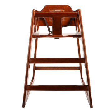 G.E.T. Enterprises HC-100-MOD-W-1 Wood High Chair, 20" x 20", Brown - Default Title
