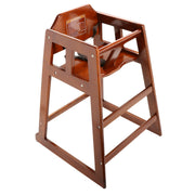 G.E.T. Enterprises HC-100-MOD-W-KD-1 Wood High Chair, 20" x 20", Brown - photo 3