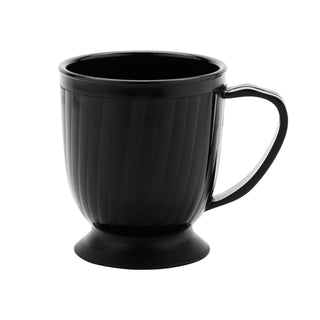G.E.T. Enterprises HCR-95-BK Polypropylene Mug, 8 oz., Black, 12/Pack - Default Title