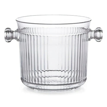 G.E.T. Enterprises HI-2015-CL Plastic Ice Bucket, 2.5 qt., Clear, 6/Case - Default Title