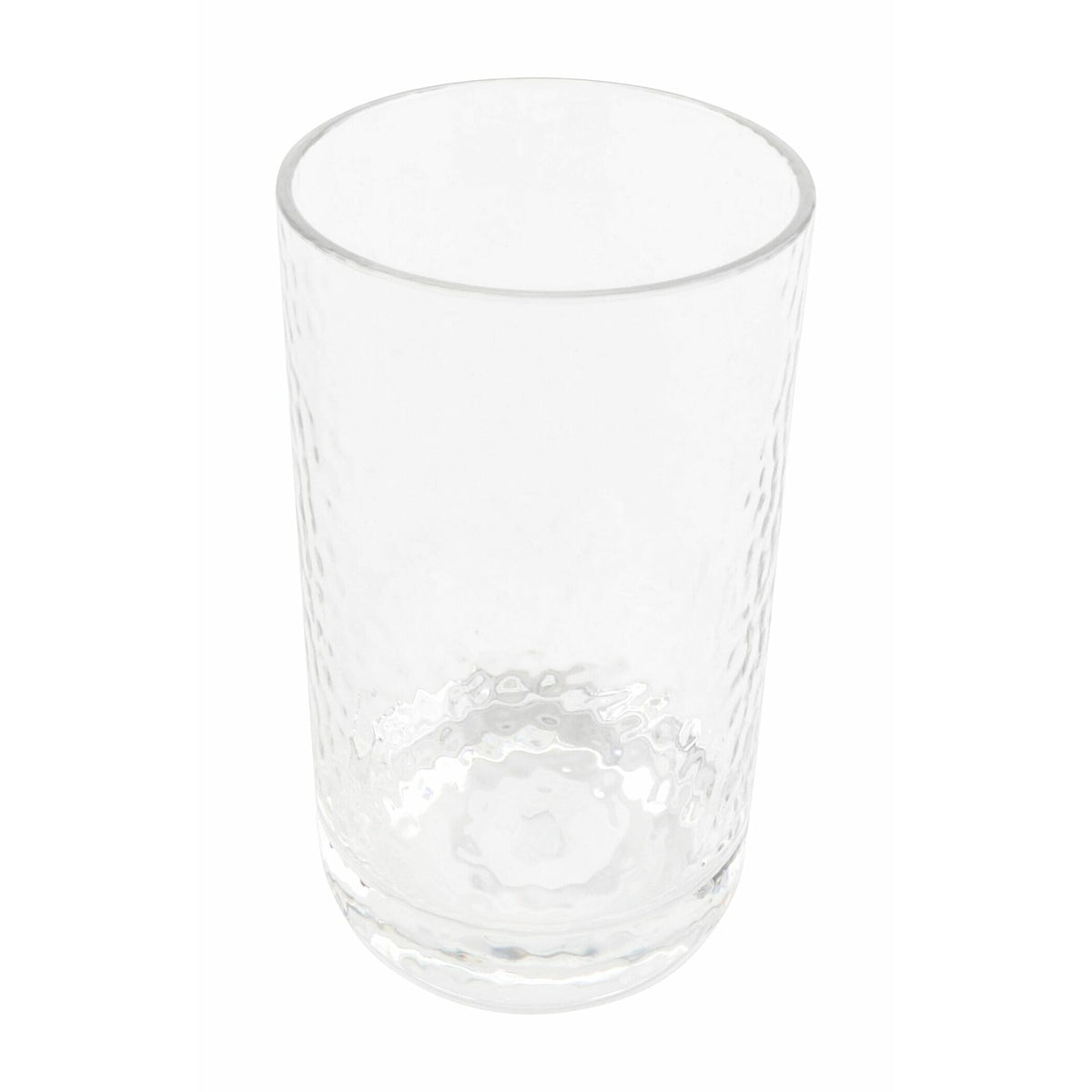 G.E.T. Enterprises HM-10HB-CL GET Hammered SAN Plastic Highball Glass, 10 oz., Clear, 24/Case - Default Title
