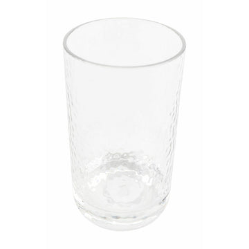 G.E.T. Enterprises HM-10HB-CL GET Hammered SAN Plastic Highball Glass, 10 oz., Clear, 24/Case - Default Title