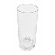 G.E.T. Enterprises HM-14CN-CL GET Hammered SAN Plastic Glass, 14 oz., Clear, 24/Case - Default Title