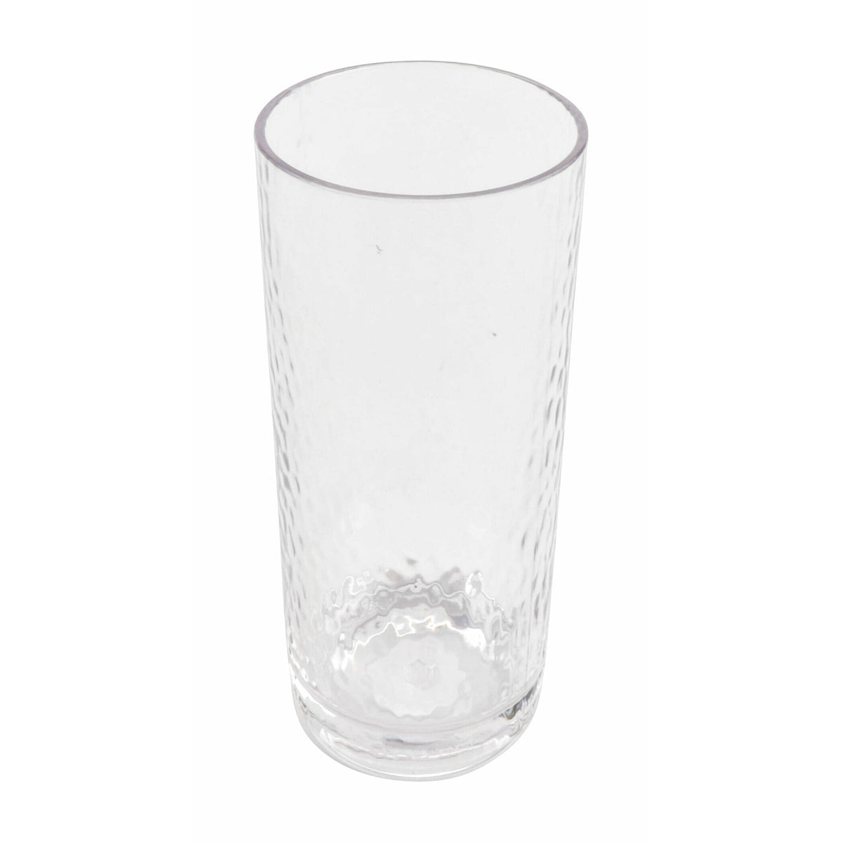 G.E.T. Enterprises HM-14CN-CL GET Hammered SAN Plastic Glass, 14 oz., Clear, 24/Case - Default Title