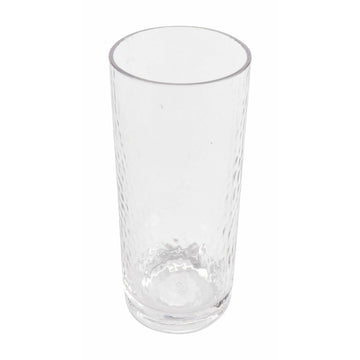 G.E.T. Enterprises HM-14CN-CL GET Hammered SAN Plastic Glass, 14 oz., Clear, 24/Case - Default Title