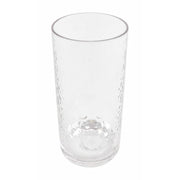 G.E.T. Enterprises GET Hammered SAN Plastic Cooler Glass, Clear, 24/Case - 20 oz.