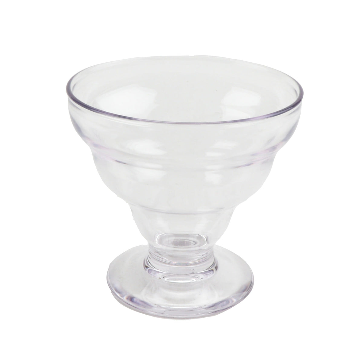 G.E.T. Enterprises ICM-29-CL SAN Plastic Dessert Dish, 12 oz., Clear, 24/Case - Default Title