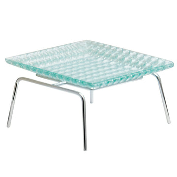 G.E.T. Enterprises IR-405C Metal Riser, 12" x 12 1/4", Silver - Default Title