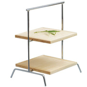 G.E.T. Enterprises IR-408C Metal Riser, 12" x 15 3/4", Silver - Default Title