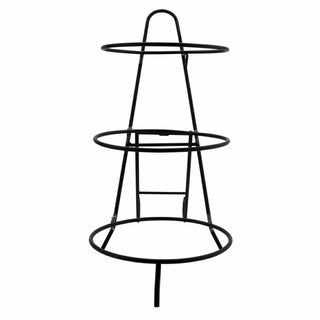 G.E.T. Enterprises IR-511 Metal Pizza Stand, 10" Diameter, Black - Default Title