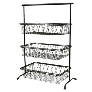 G.E.T. Enterprises IR-952-BK Metal Stand, 22 3/4" x 11", Black - Default Title