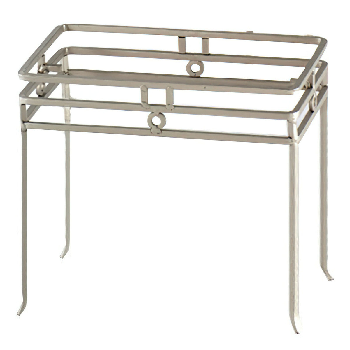 G.E.T. Enterprises IRC-1003SC Metal Riser, 5 5/8" x 9 3/4", Silver - Default Title