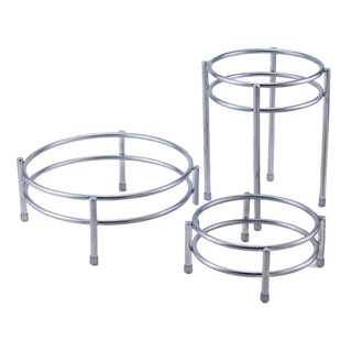 G.E.T. Enterprises IRS-07 Stainless Steel Riser, 7" Diameter, Silver - Default Title
